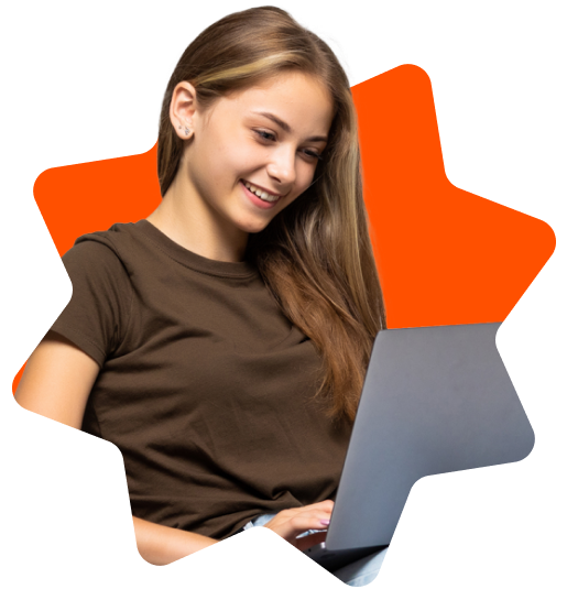 Chica buscando soluciones en Infosgroup