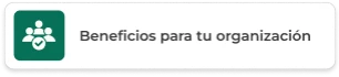 Ícono de grupo de personas con check representando beneficios tecnológicos para organizaciones en Infosgroup